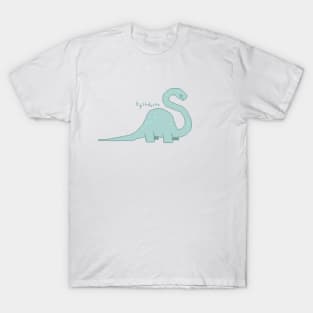 Pixel Art Diplodocus T-Shirt